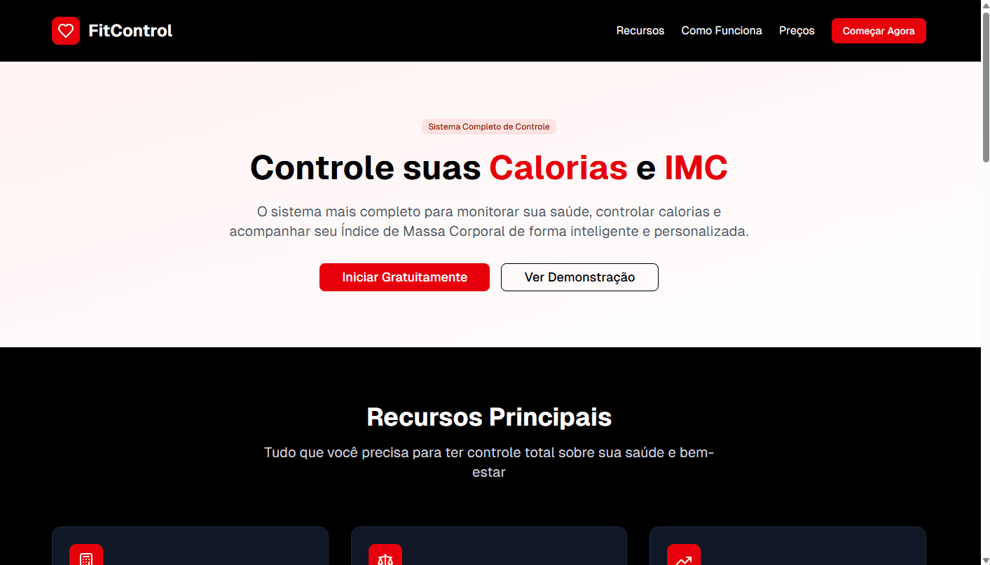 Controle de kcal & IMC